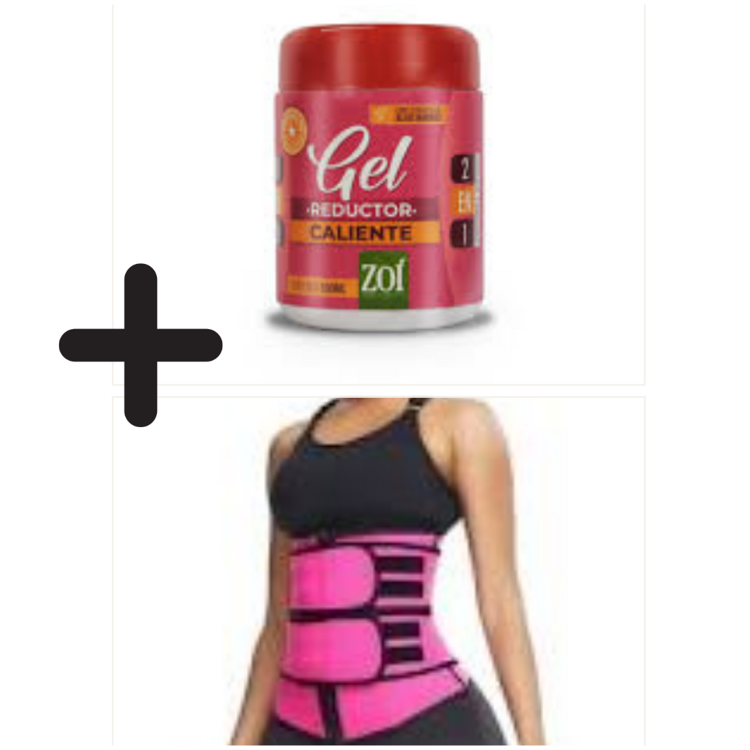 Combo Faja doble cierre + Gel Reductor